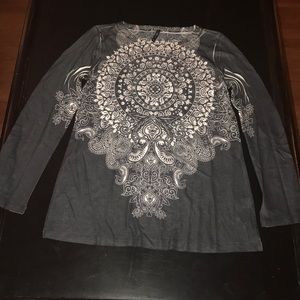 Never worn ladies New Directions M top (LOC2)